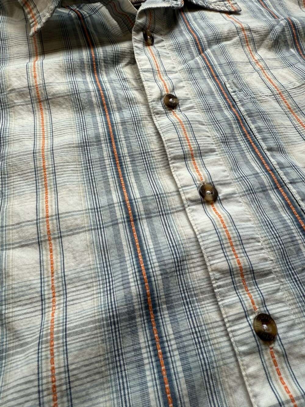 Royal Robbins Men's 100% Organic Cotton Short Sleeve Button Down Shirt Size L - Picture 3 of 6